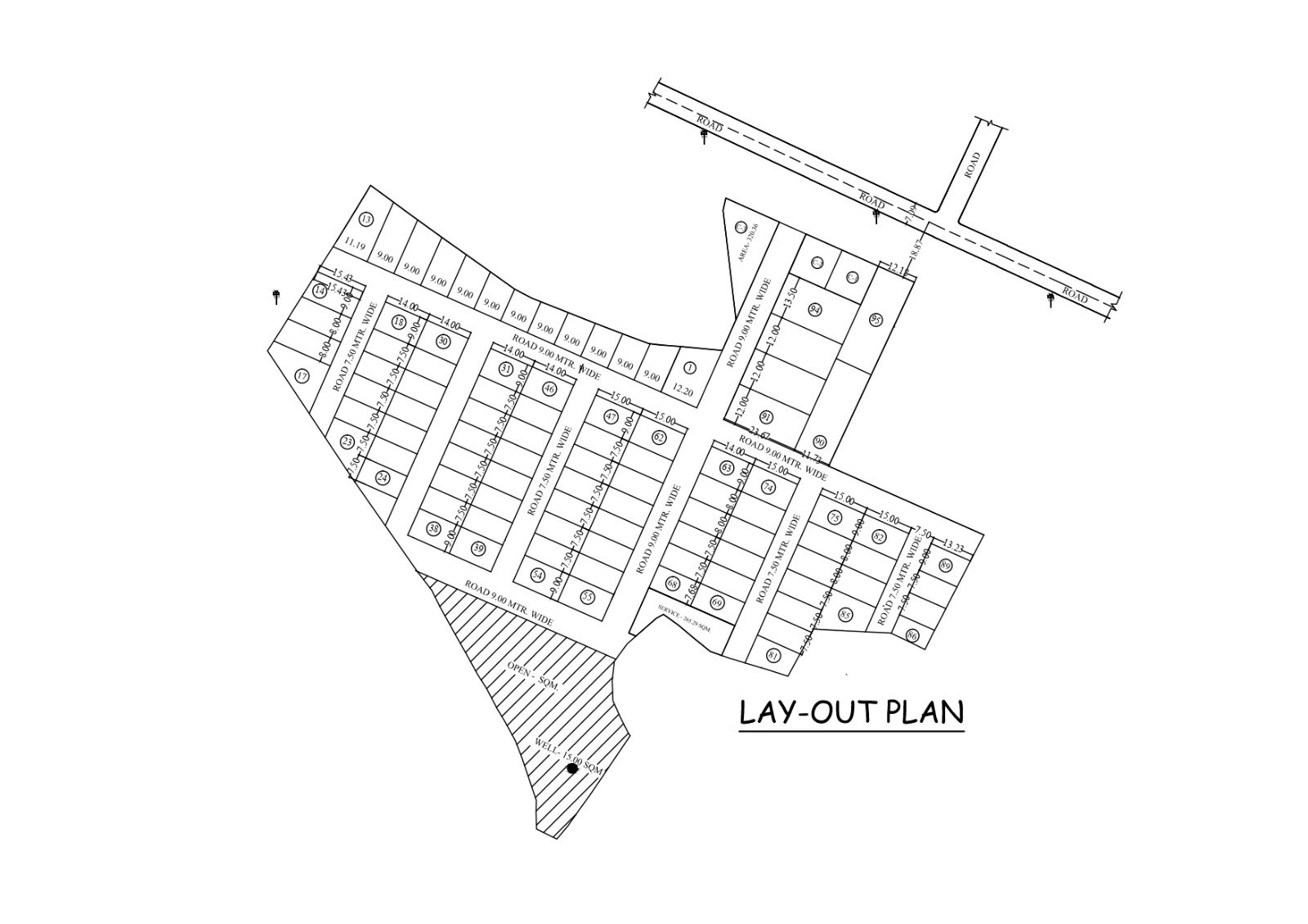 Gulmohar Homes approved layout