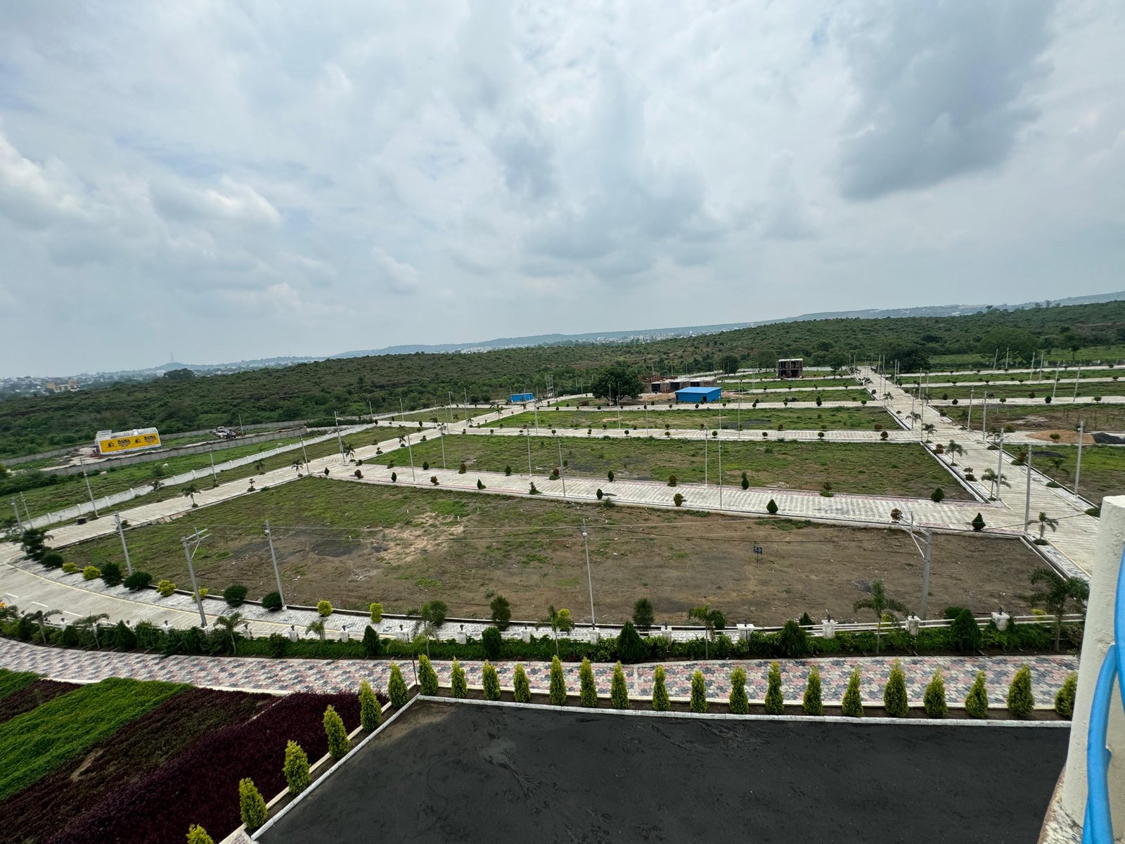 Landscaped garden at Mangal City