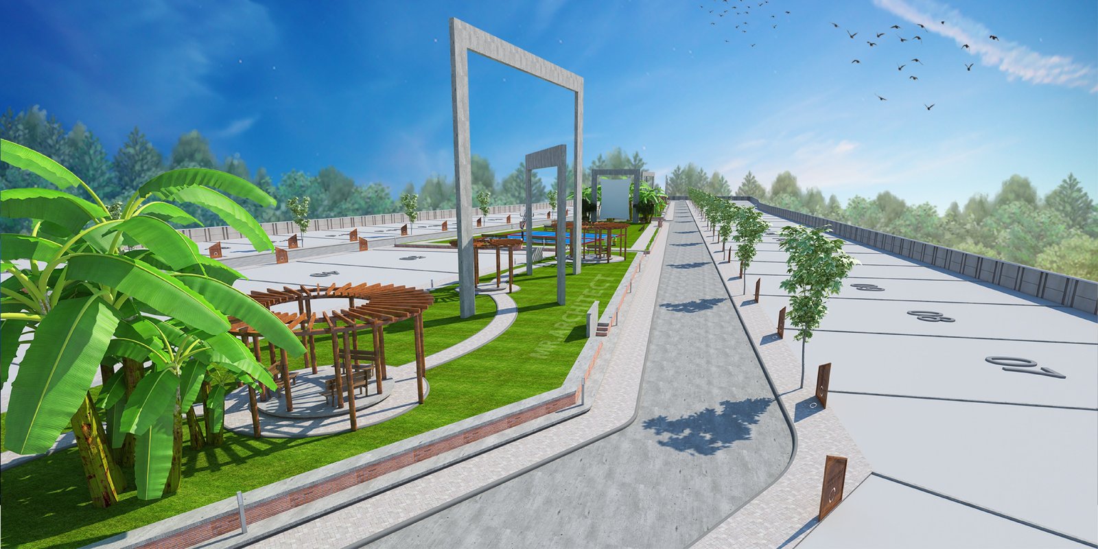 Radha Raman Enclave construction progress