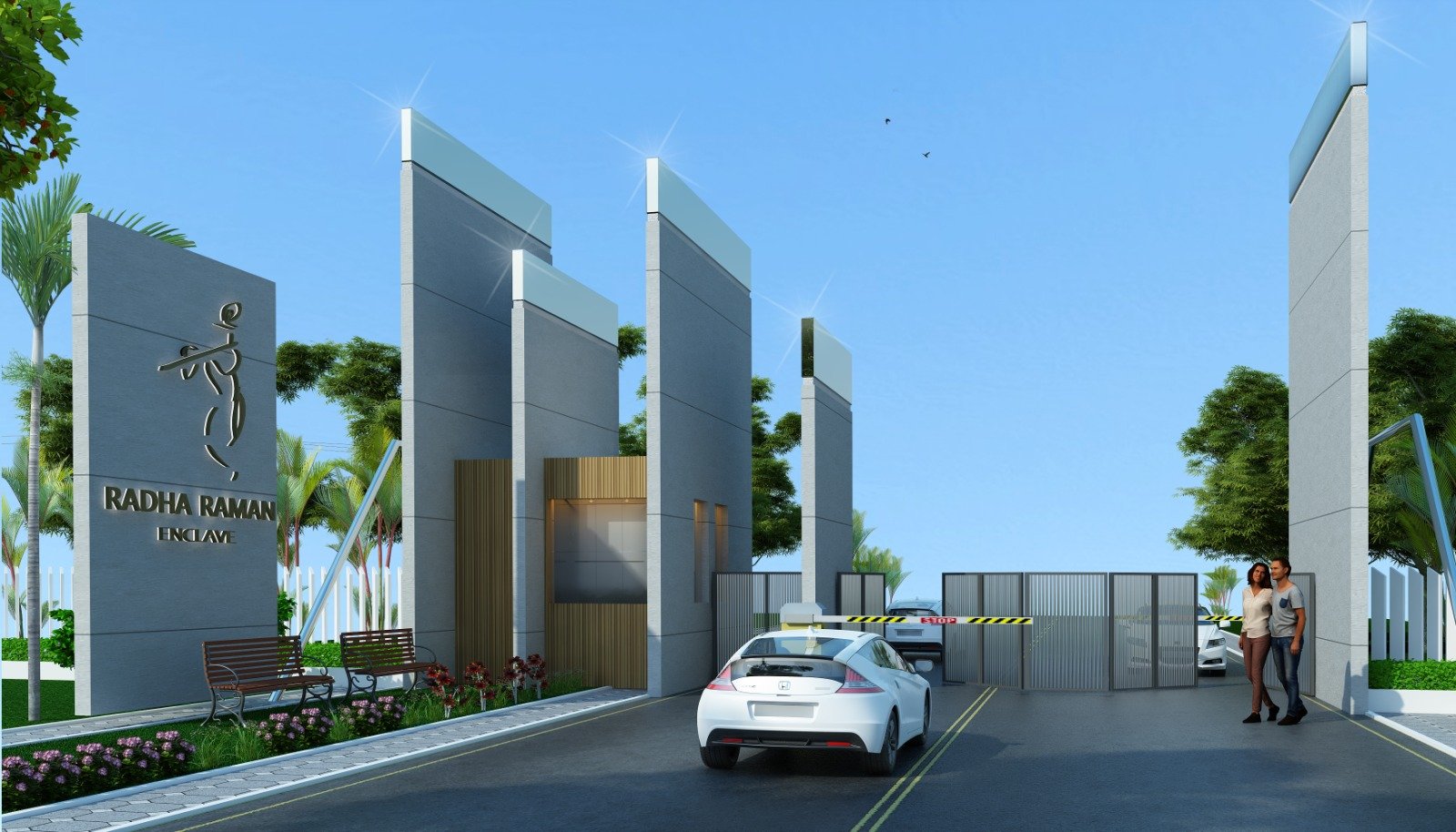 Radha Raman Enclave homes and green