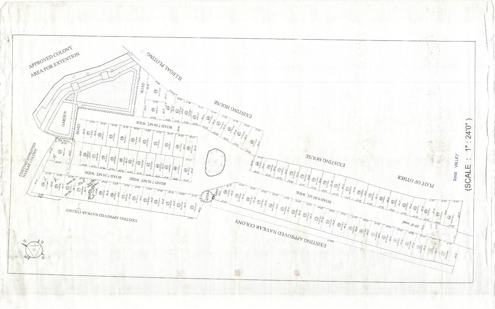 Rose Valley layout plan