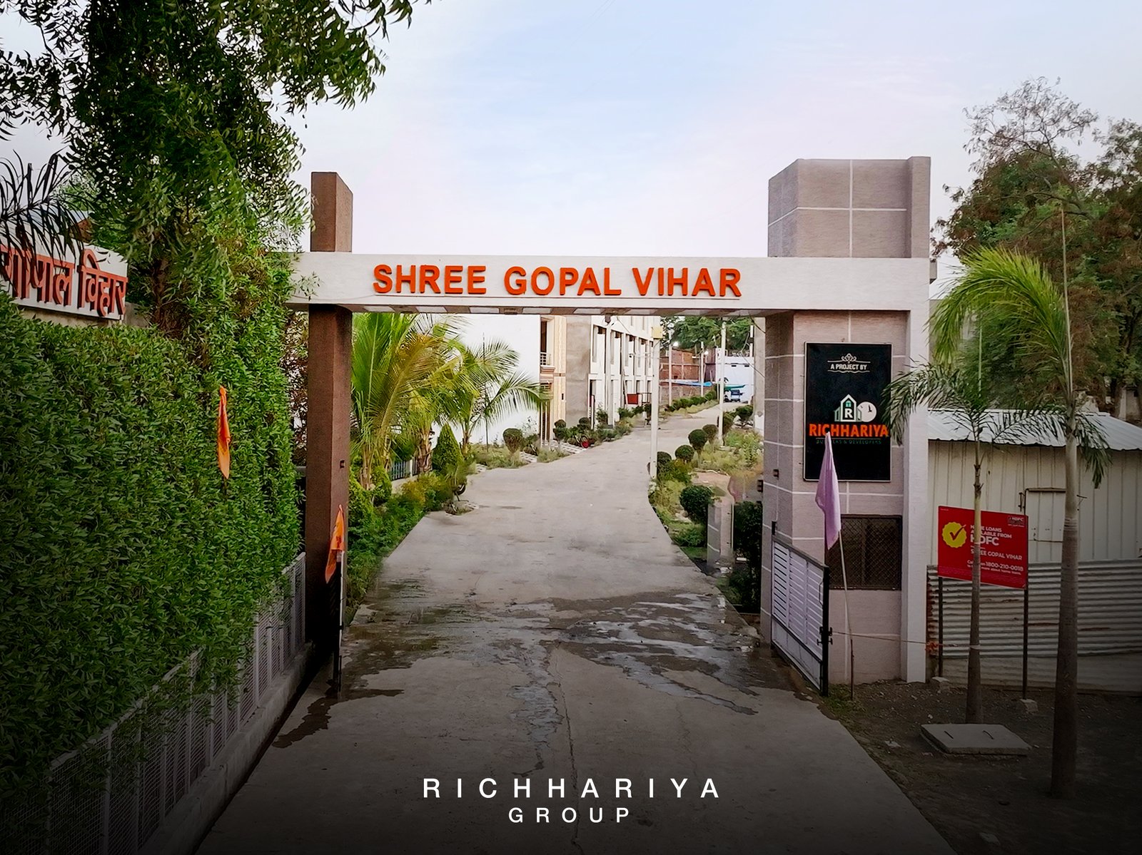 Garden view at Shri Gopal Vihar